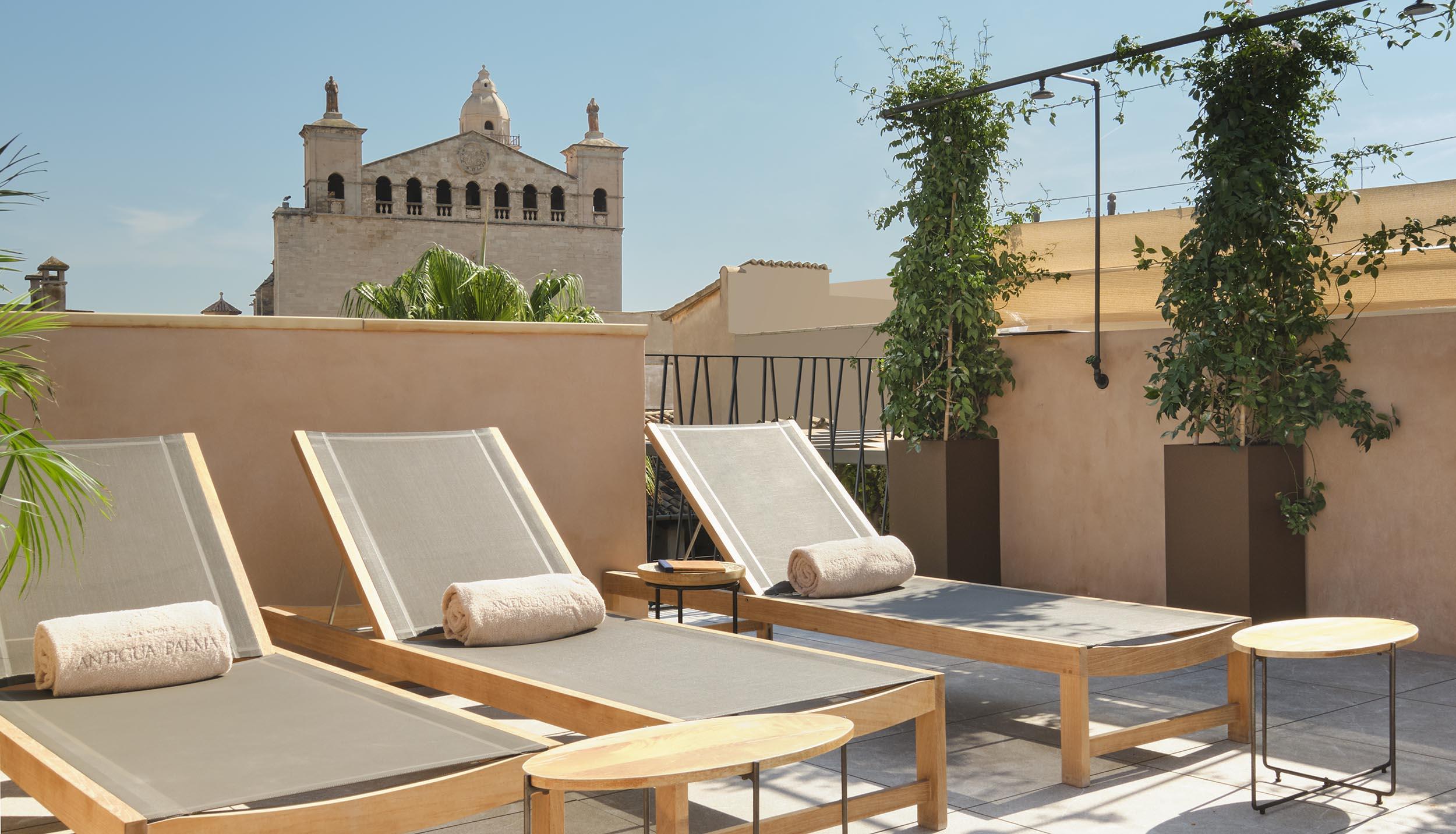 Hotel Antigua Palma - Casa Noble Zewnętrze zdjęcie Rooftop pool