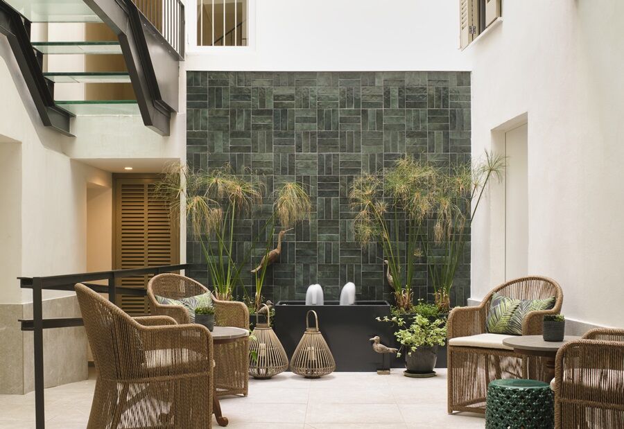 Hotel Antigua Palma - Casa Noble Zewnętrze zdjęcie Interior courtyard